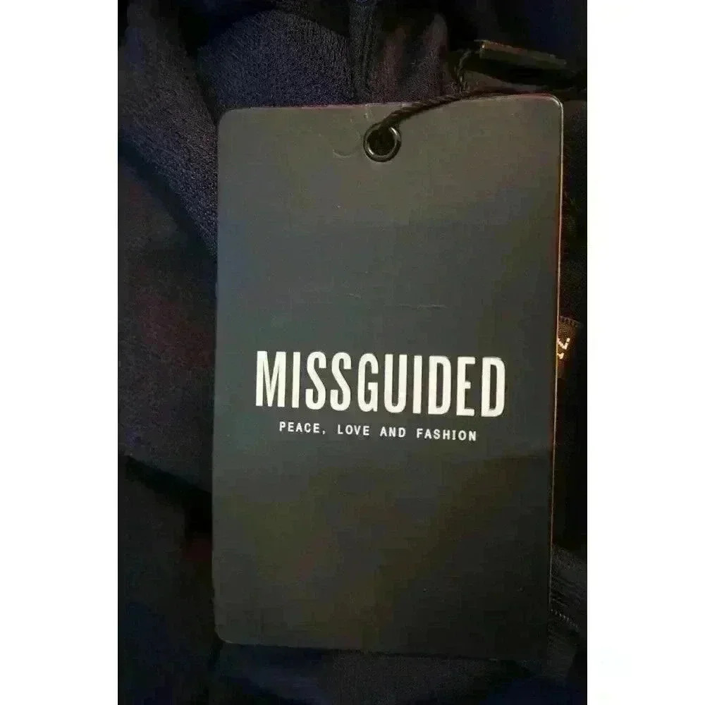 NWT Misguided Racer Neck Floor-Length Evening Gown, US 8 - Picture 6 of 15